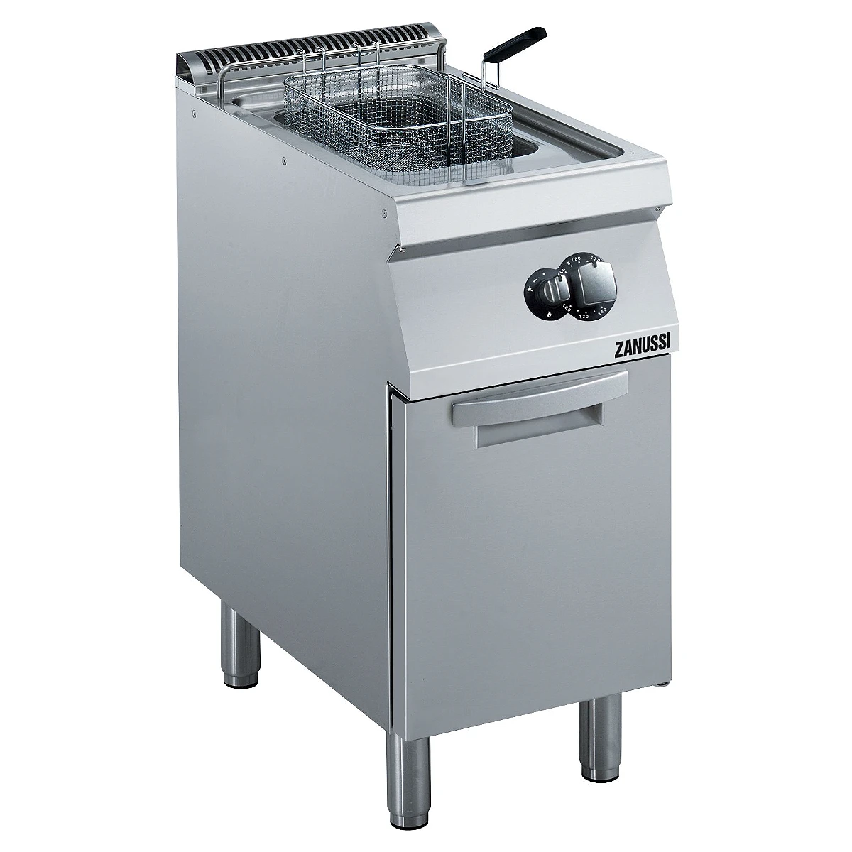 Zanussi EVO700 fritstående gasfriture 15 liter, 400 mm med underskab