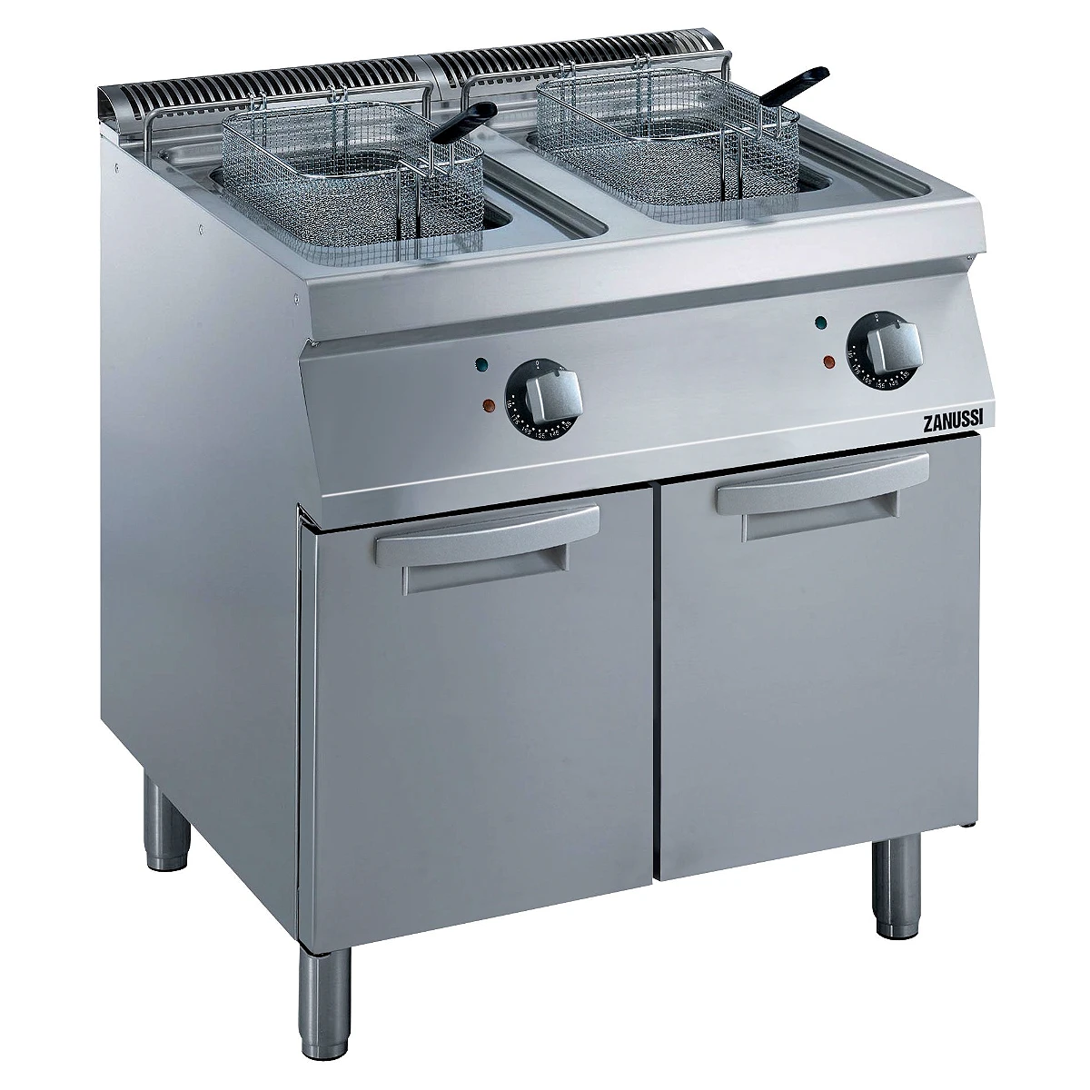 Zanussi EVO700 fritstående elfriture med to brønde à 7 liter og underskab