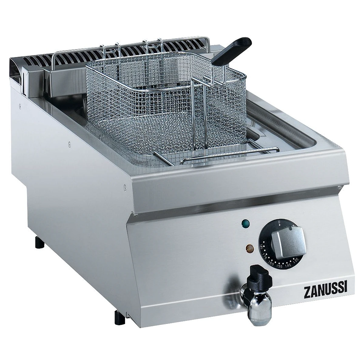 Zanussi EVO700 elfriture 12 liter, 400 mm bordmodel i rustfrit stål