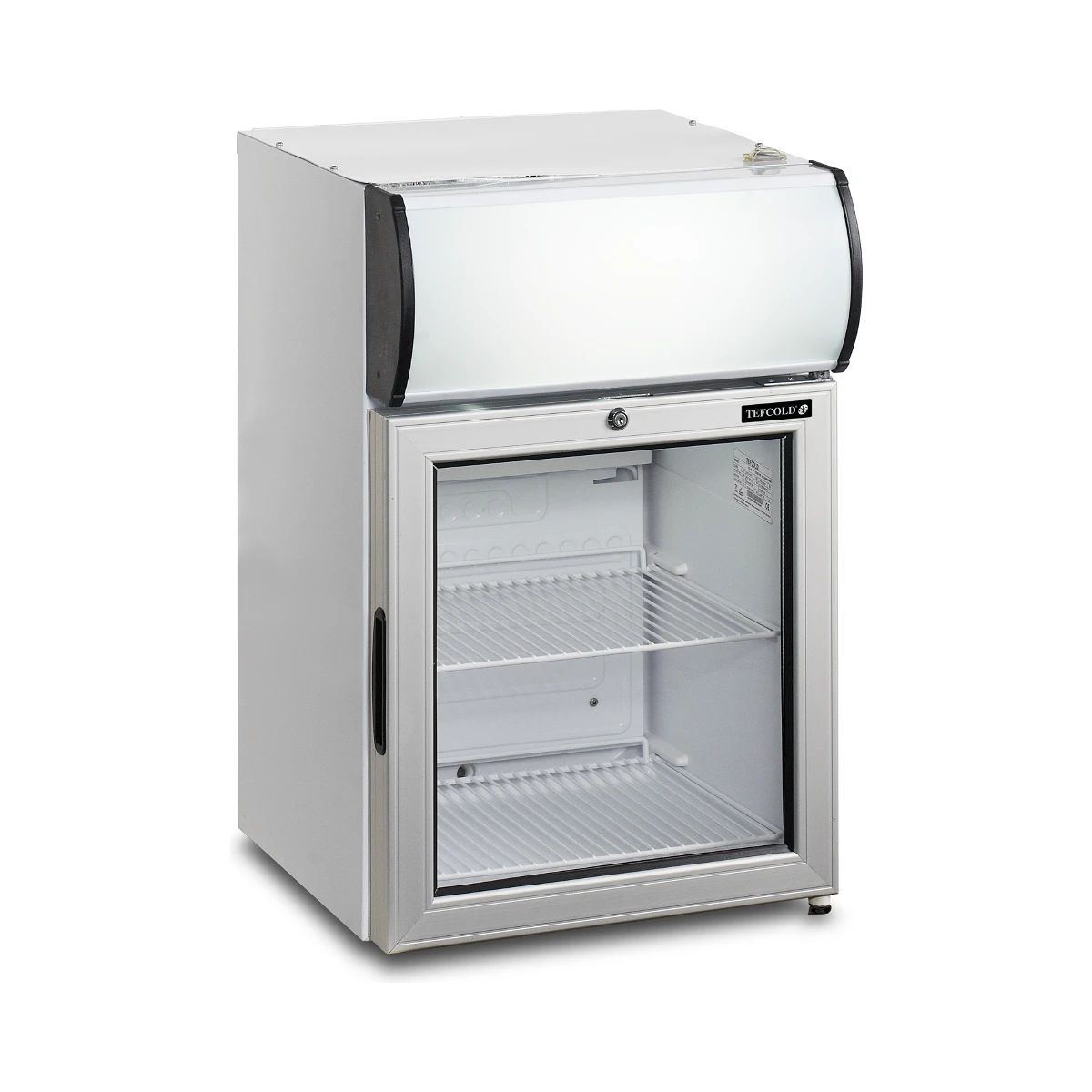 Displaykøler, bordmodel FS60CP Tefcold, set forfra