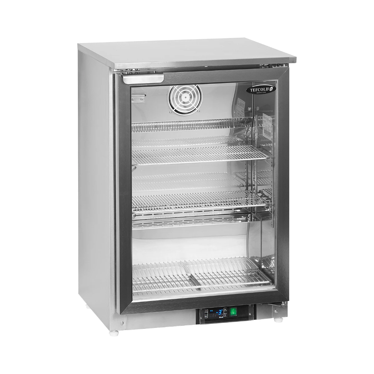Glas froster GF200VSG Tefcold, set forfra