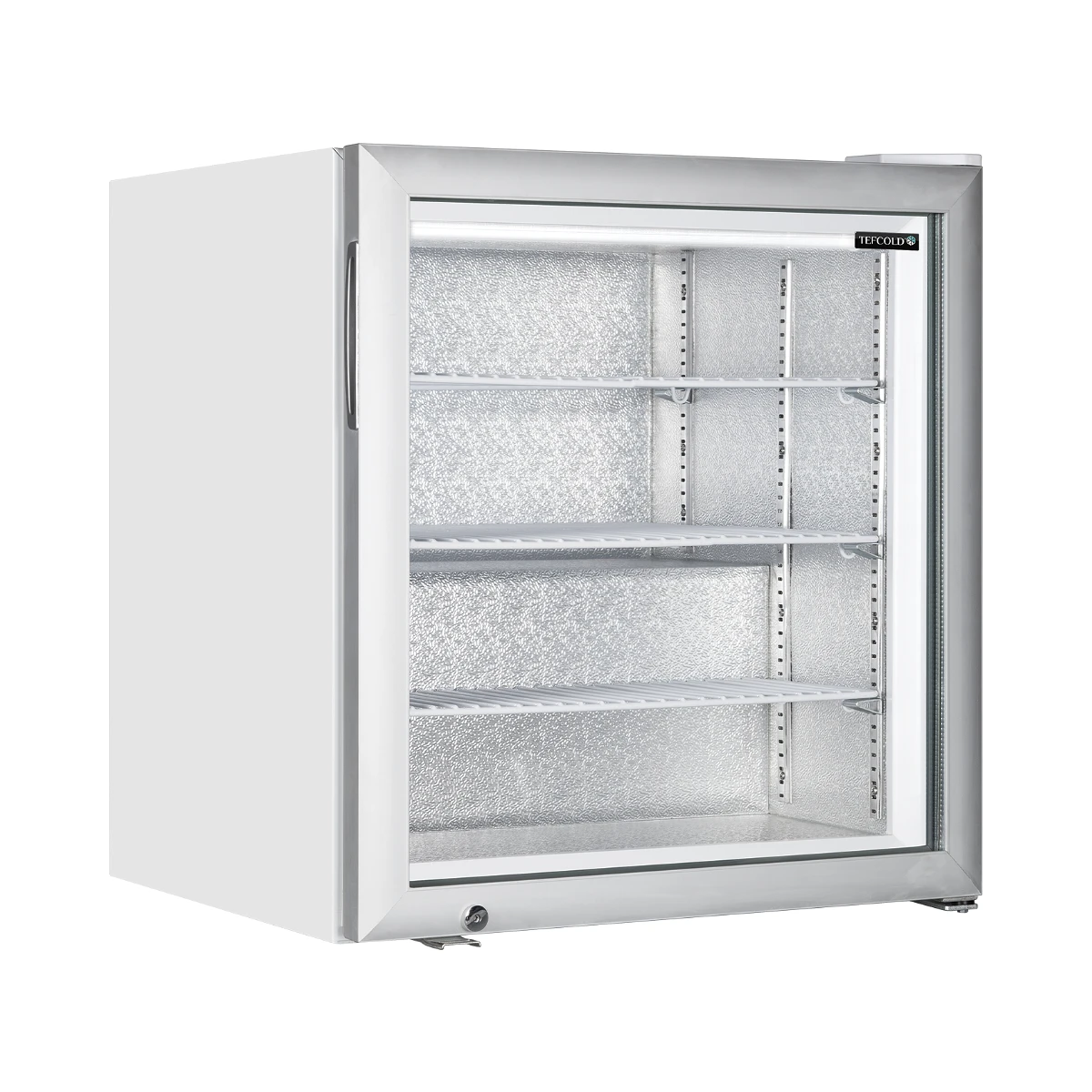 Display fryser, bordmodel UF100G Tefcold, set forfra