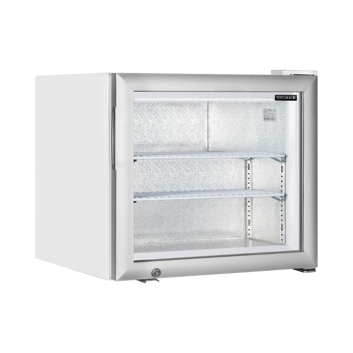 Display fryser, bordmodel UF50G Tefcold, set forfra