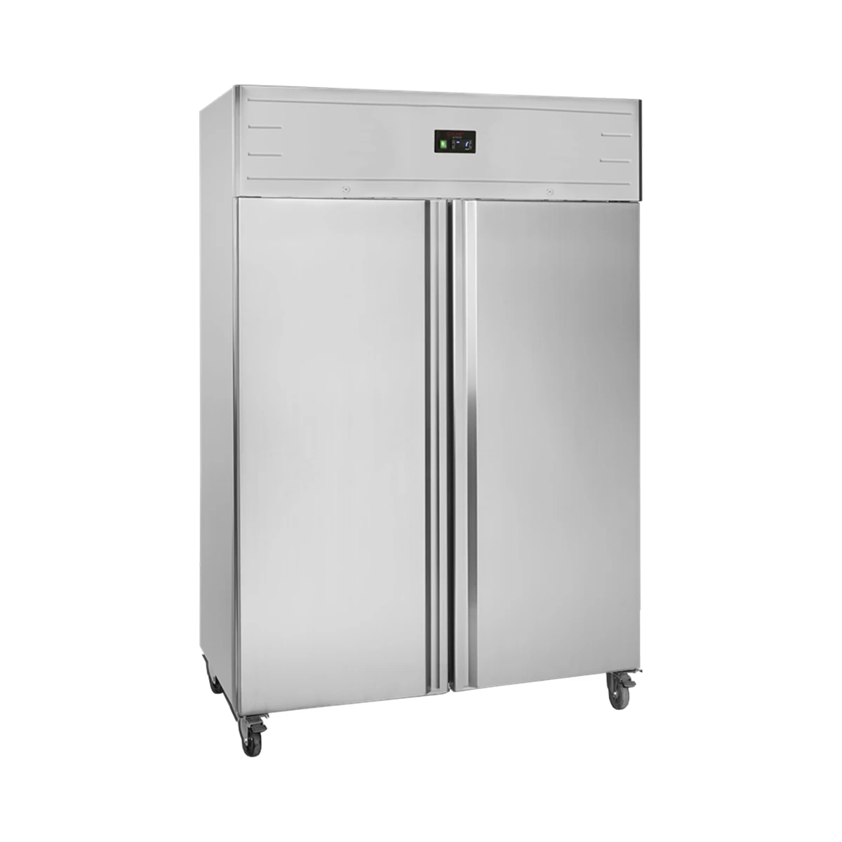 Rustfri fryseskab GN2/1 GUF140 Tefcold, set forfra