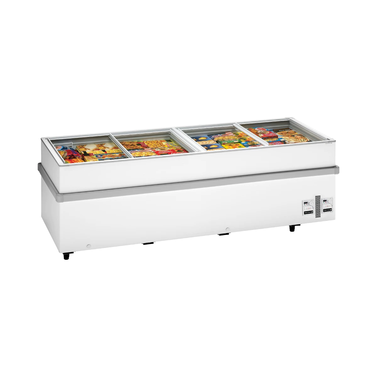 Supermarkedsfryser SSF250 Tefcold, set forfra