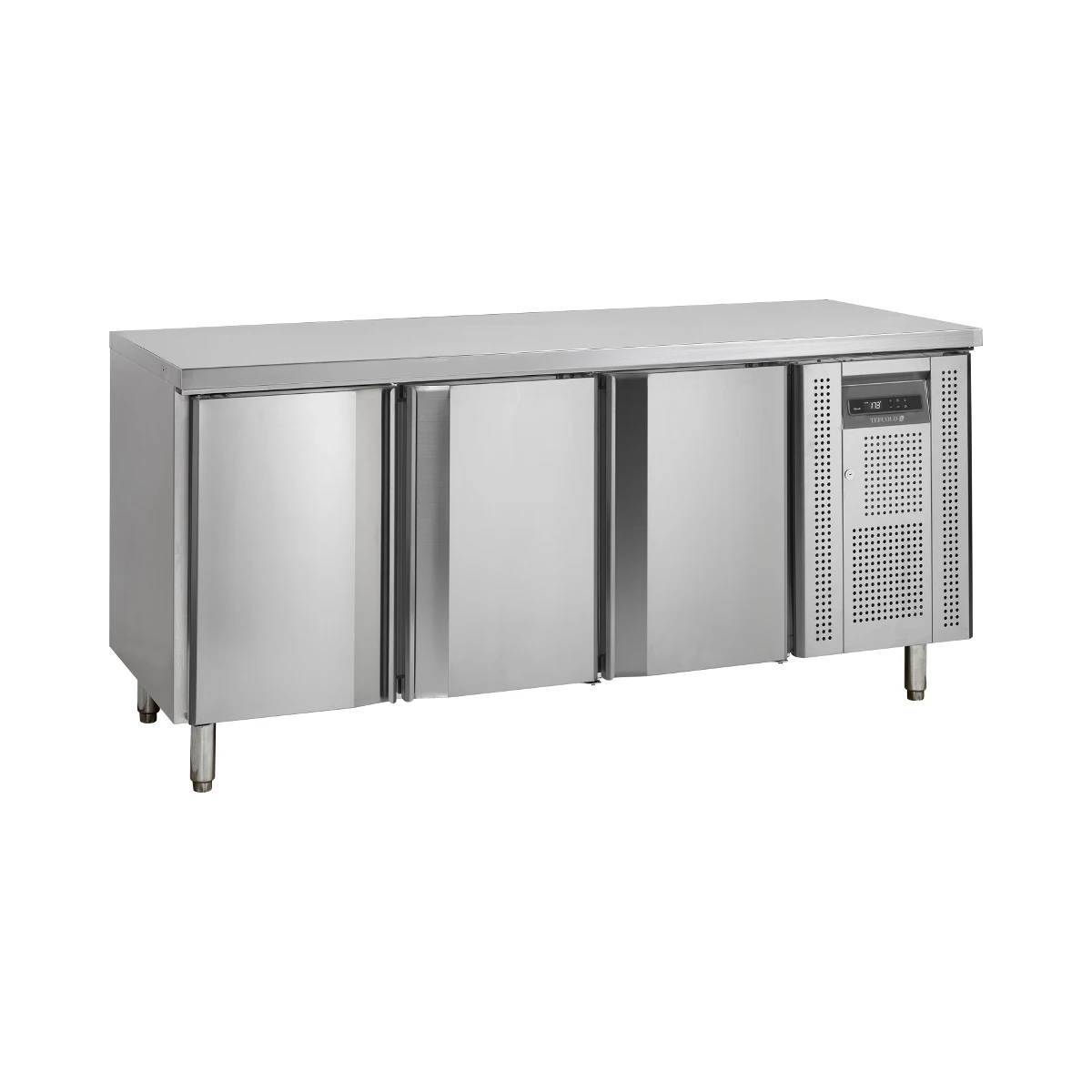 Rustfri snack frysebord SK6310BT Tefcold, set forfra