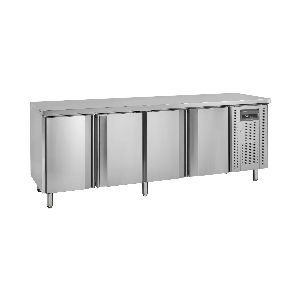Rustfri snack frysebord SK6410BT Tefcold, set forfra