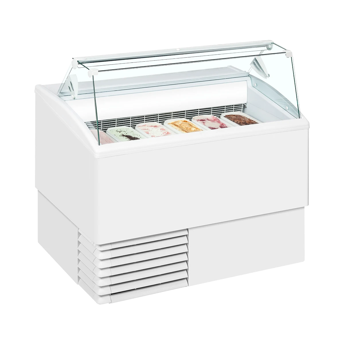 Isdisk / scoop ice fryser ISETTA 6ST Tefcold, set forfra