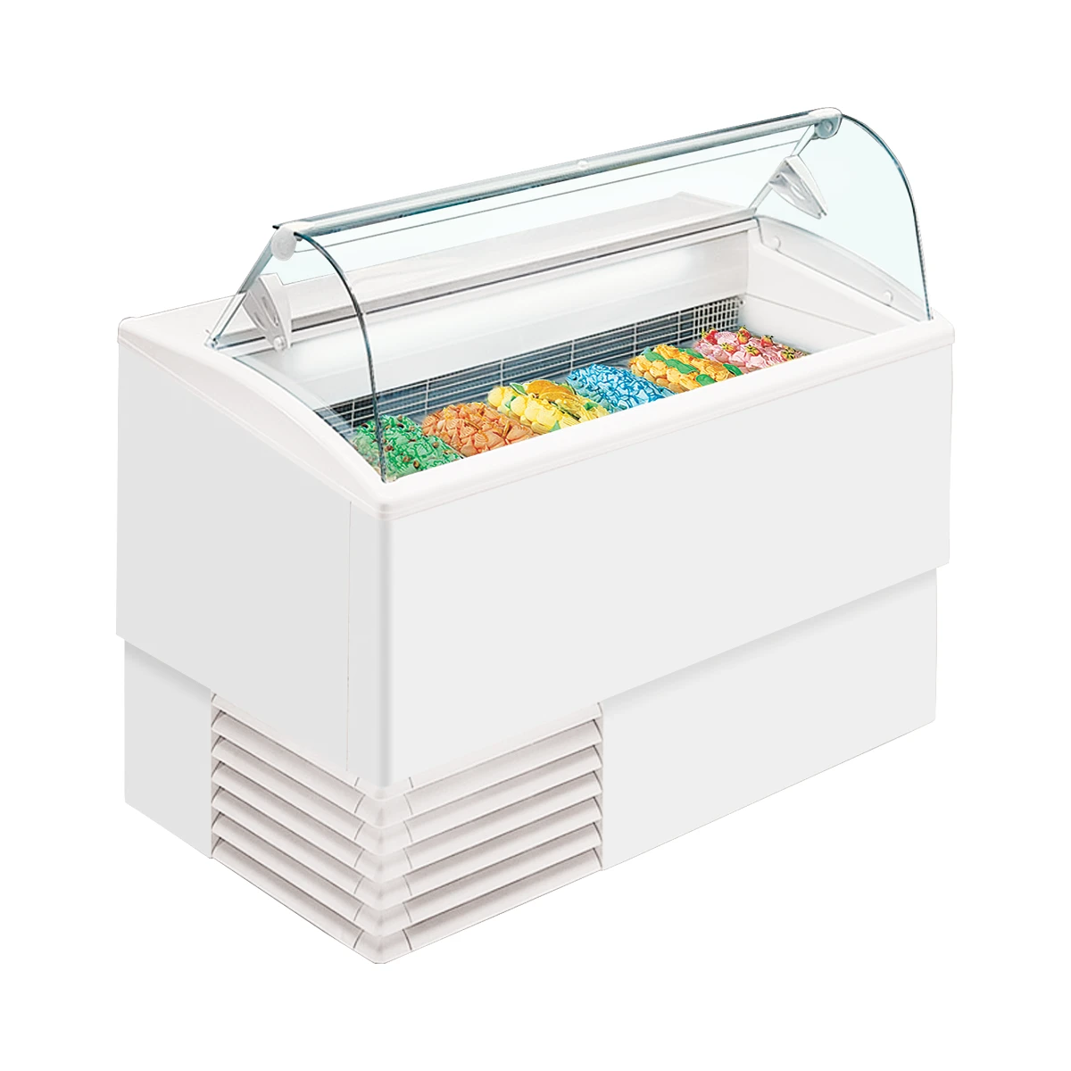 Isdisk / scoop ice fryser ISETTA 7LX Tefcold, set forfra