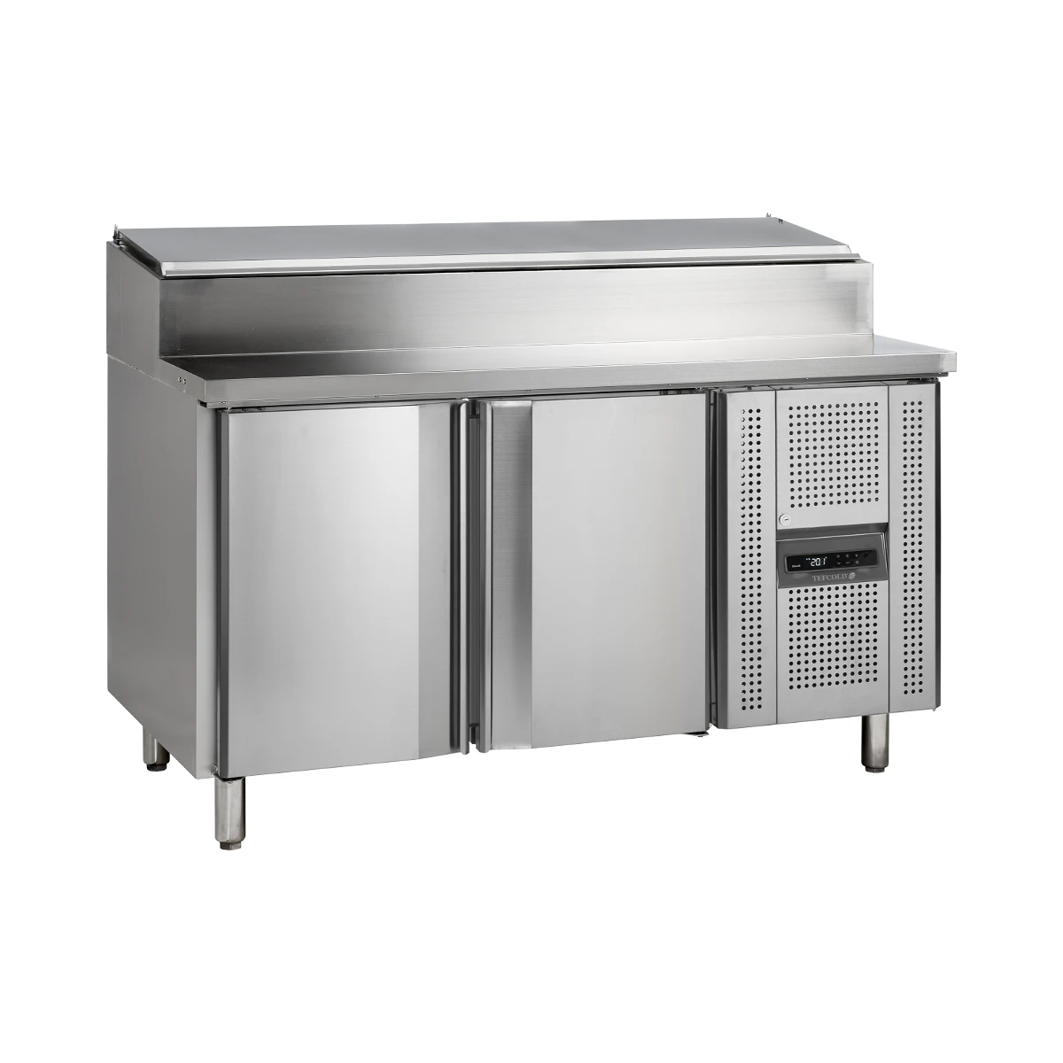 Rustfri sandwichbord SS8200 Tefcold, set forfra