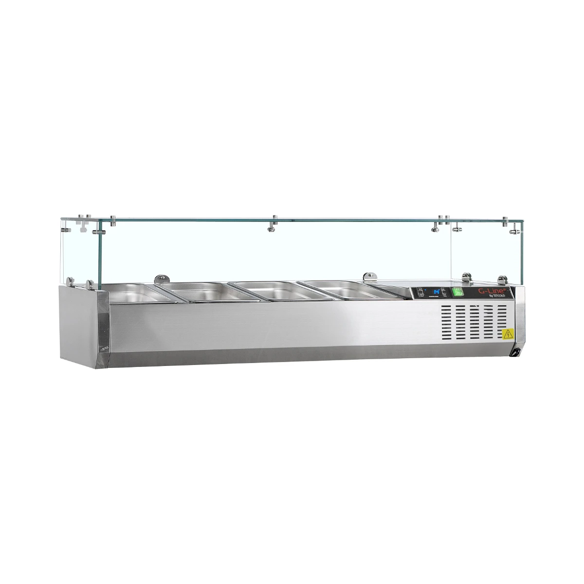 Køleopsats GN1/4 GVC33, 120 Tefcold, set forfra