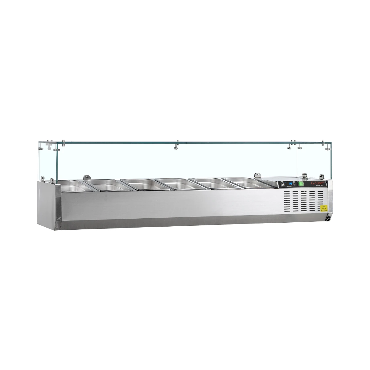 Køleopsats GN1/4 GVC33, 140 Tefcold, set forfra