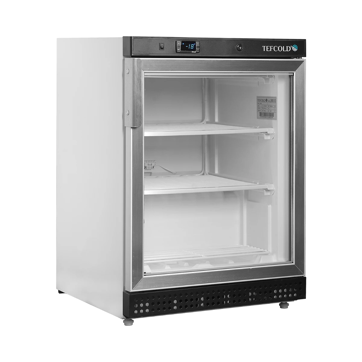 Display fryser UF200G Tefcold, set forfra