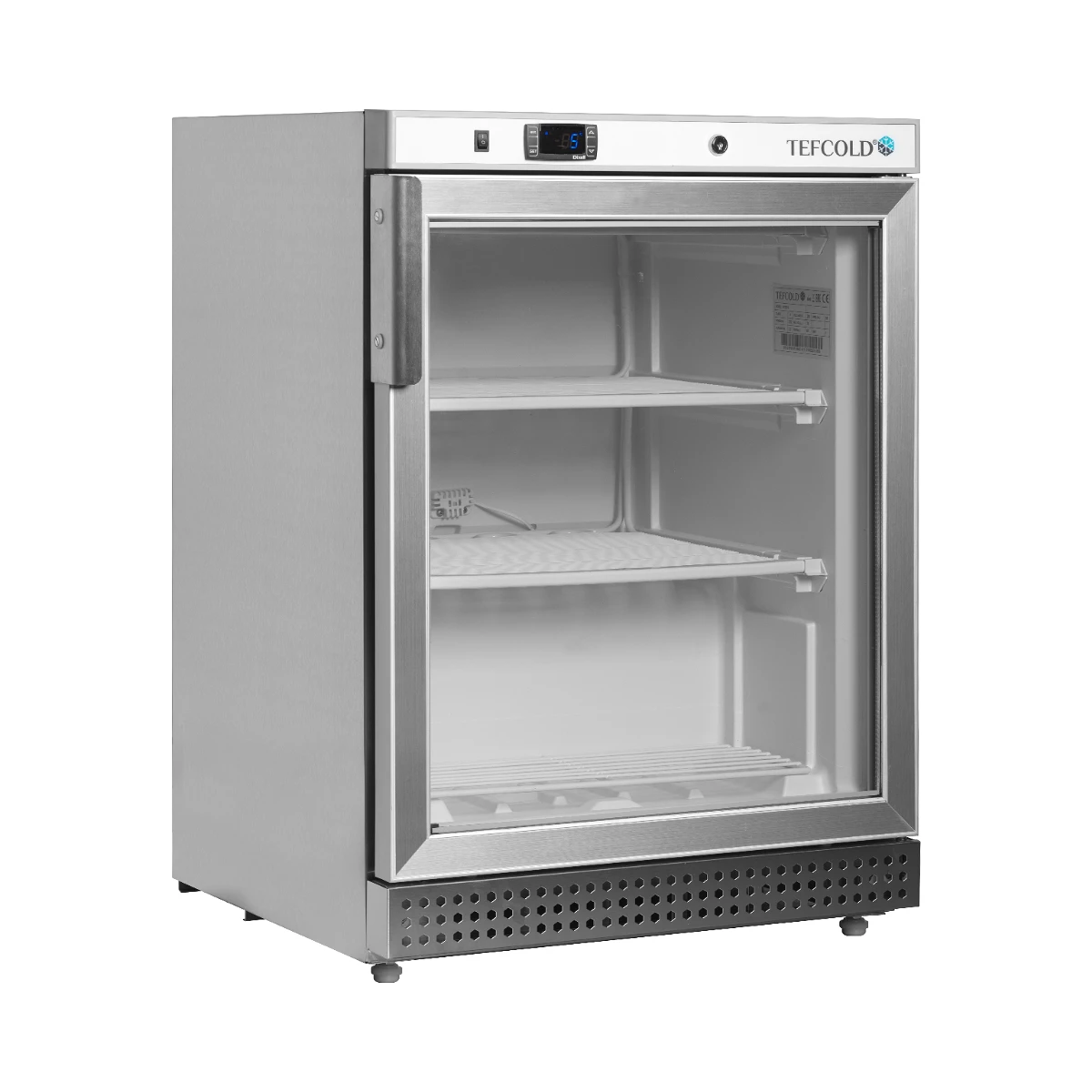 Display fryser UF200SG Tefcold, set forfra