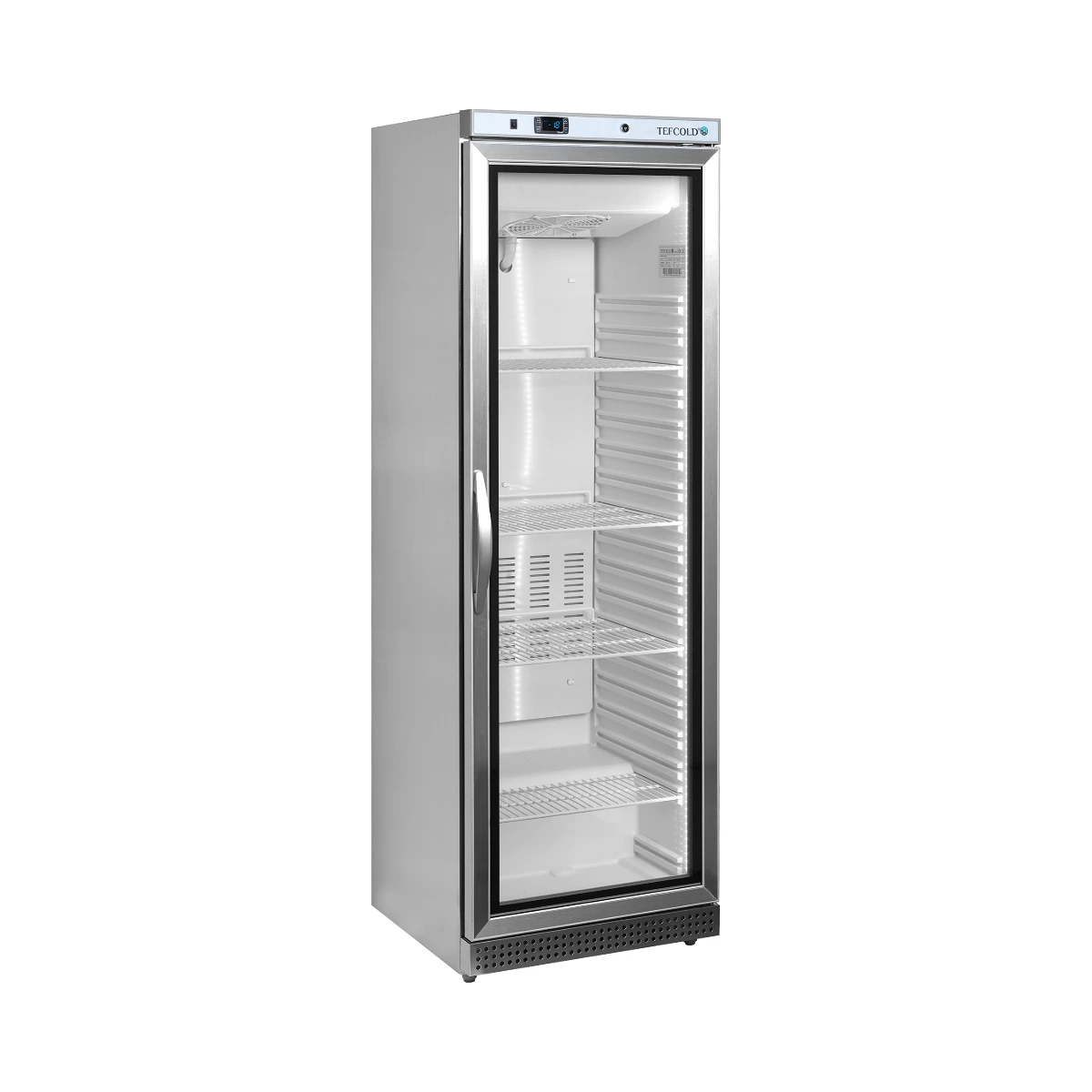 Display fryser UF400VSG Tefcold, set forfra