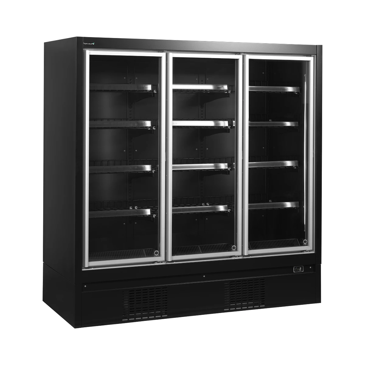 Multideck fryser til supermarked EXTRA1875FD Tefcold, set forfra