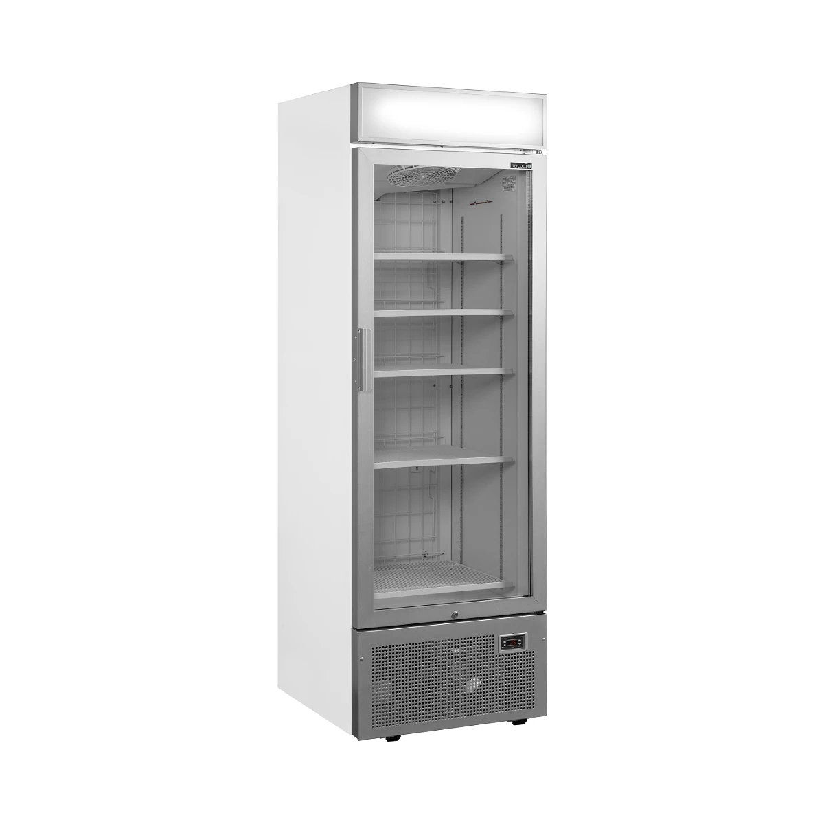 Display fryser UFSC1450GCP NF silver Tefcold, set forfra