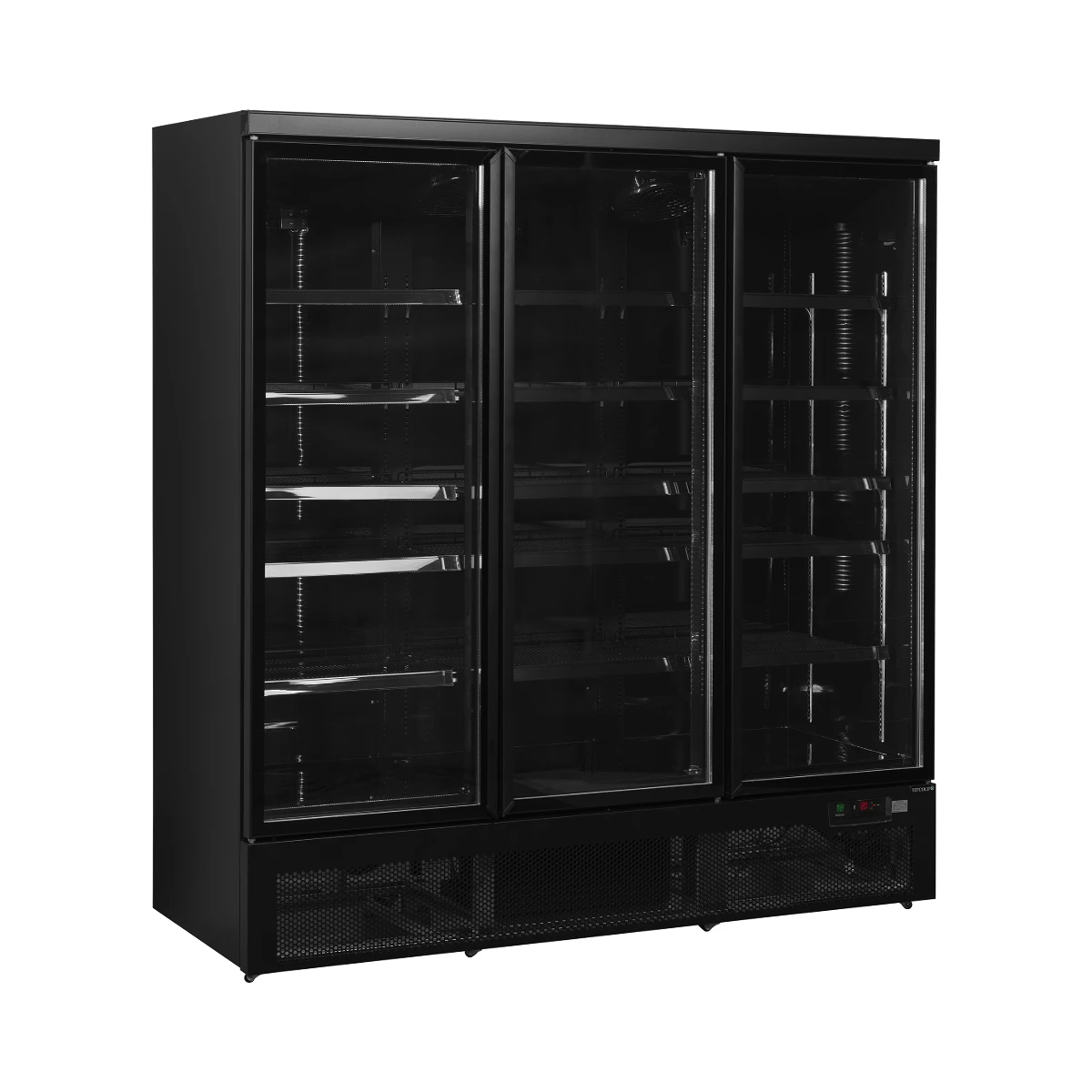 Displaykøler atom maxi C3DBB Tefcold, set forfra