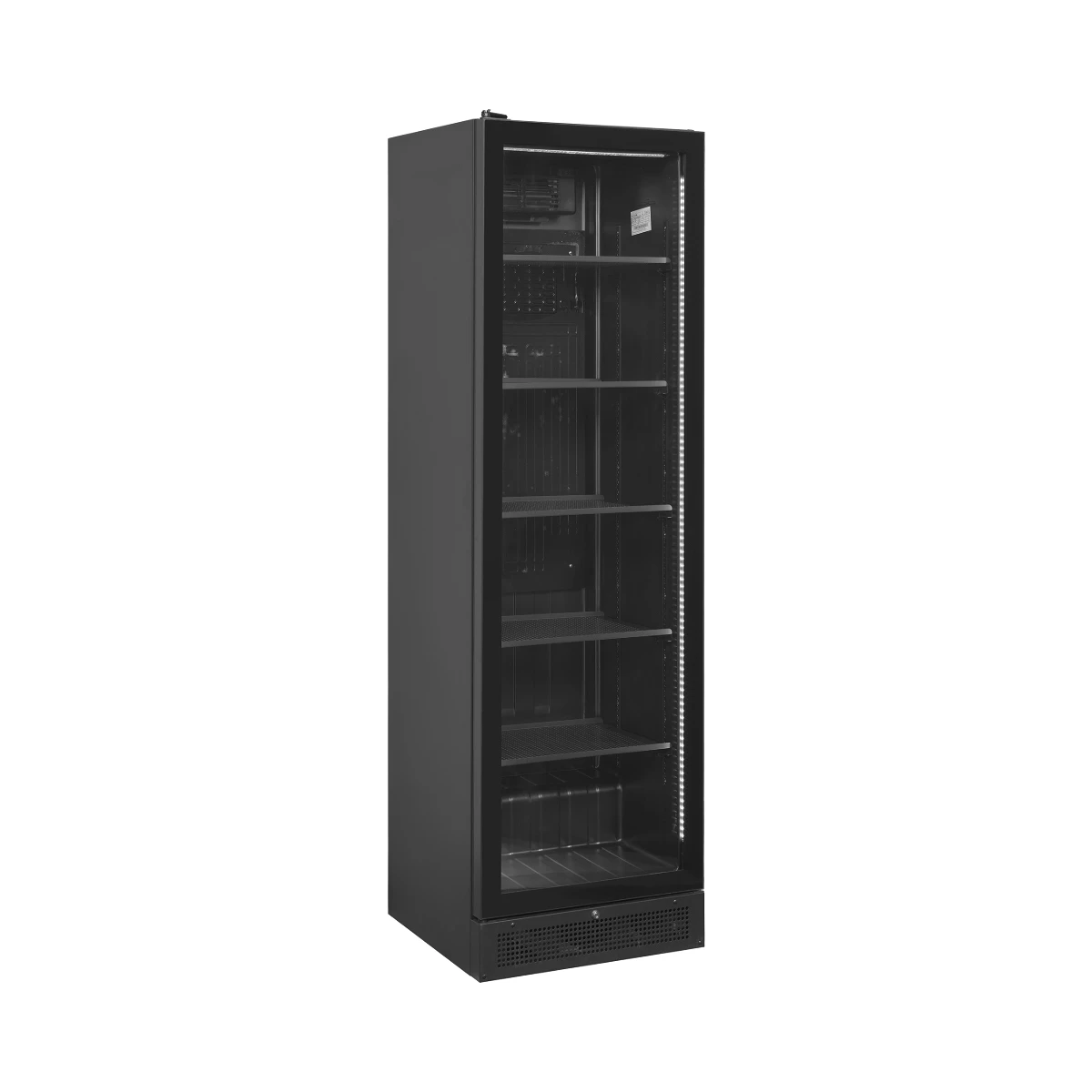 Flaskekøleskab med venstrehængt dør SCU1425 FRAMELESS L/H Tefcold, set forfra
