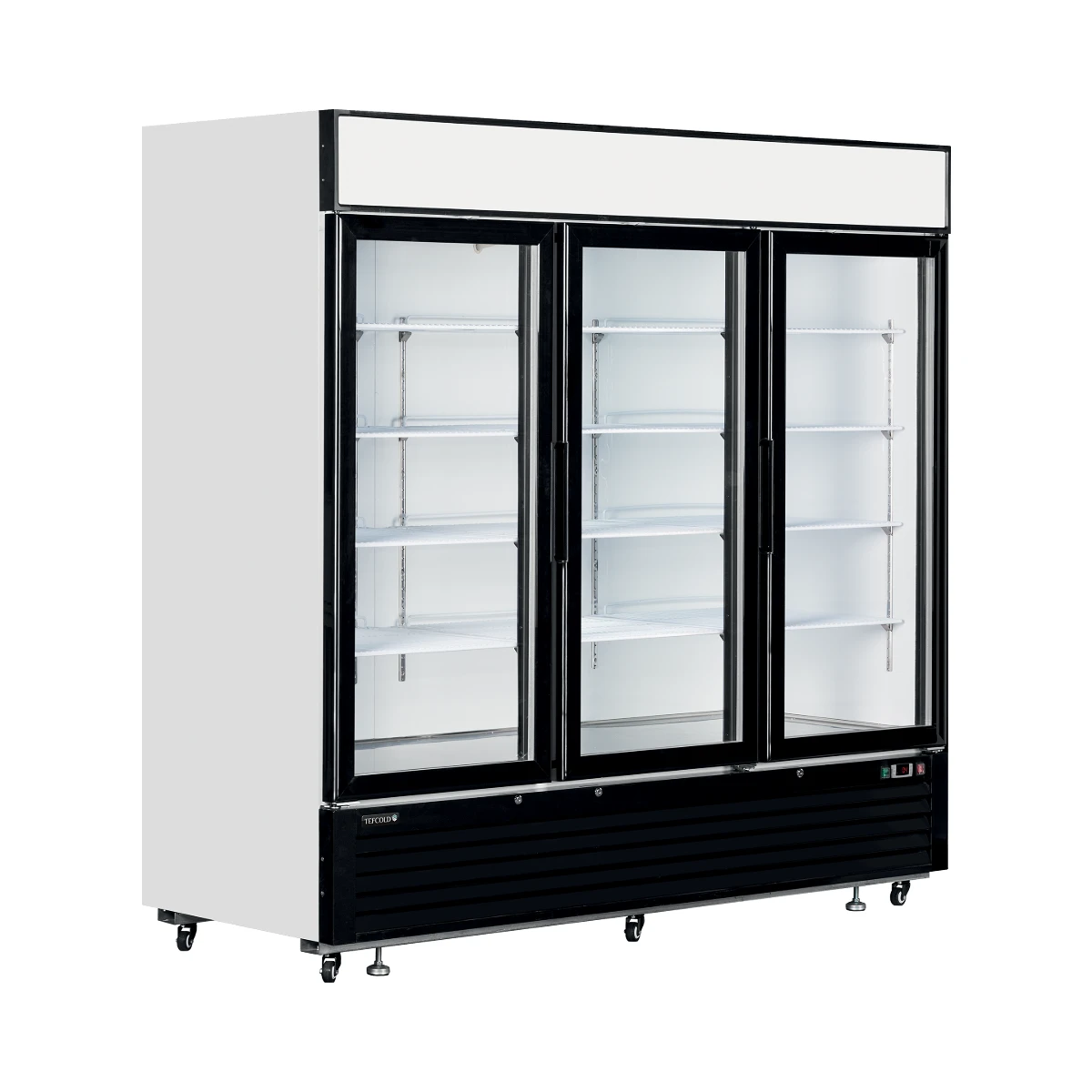Displaykøler LGC7500 Tefcold, set forfra
