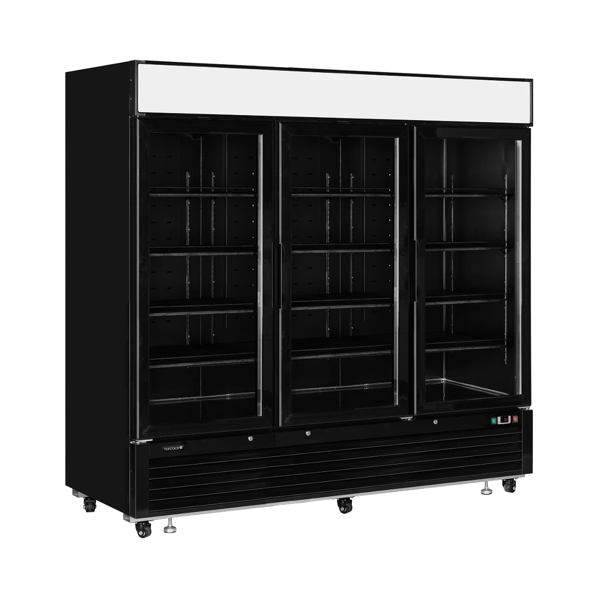 Displaykøler LGC7500B Tefcold, set forfra