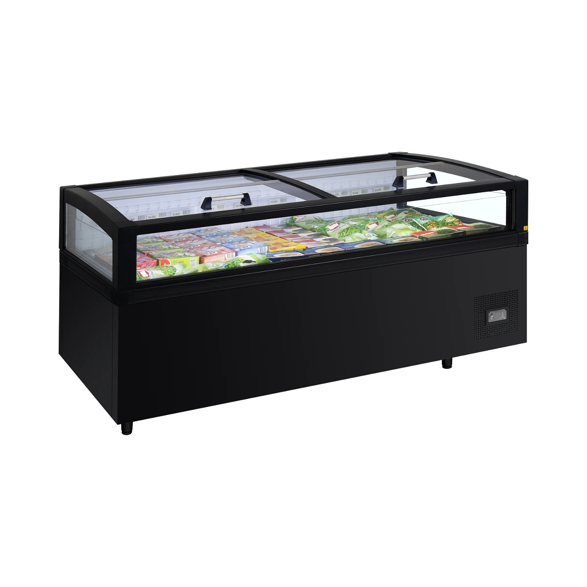 Supermarkedskøler / fryser view HC b Tefcold, set forfra