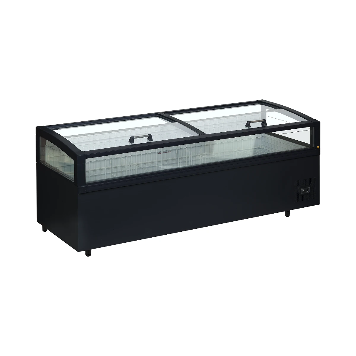 Supermarkedskøler / fryser view 250 CF VS b Tefcold, set forfra