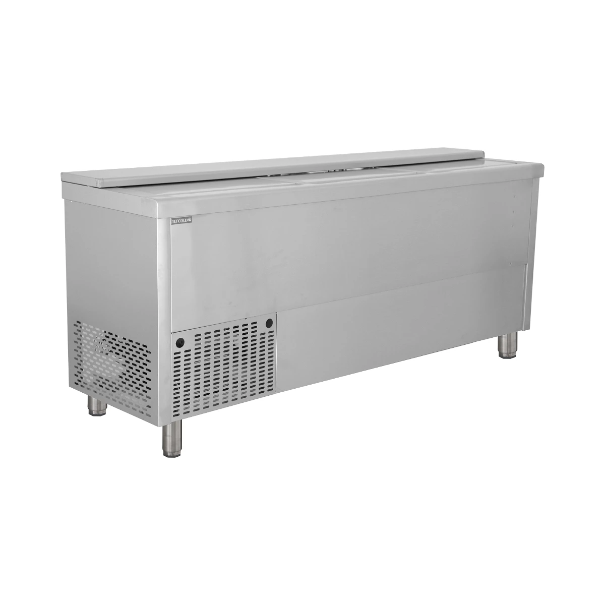 Kummekøler til flasker BHC200X1 Tefcold, set forfra