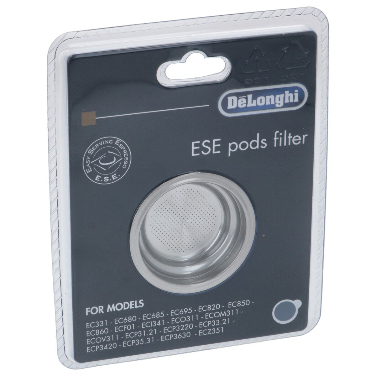 ESE pod-filterindsats i rustfrit stål til DeLonghi Dedica