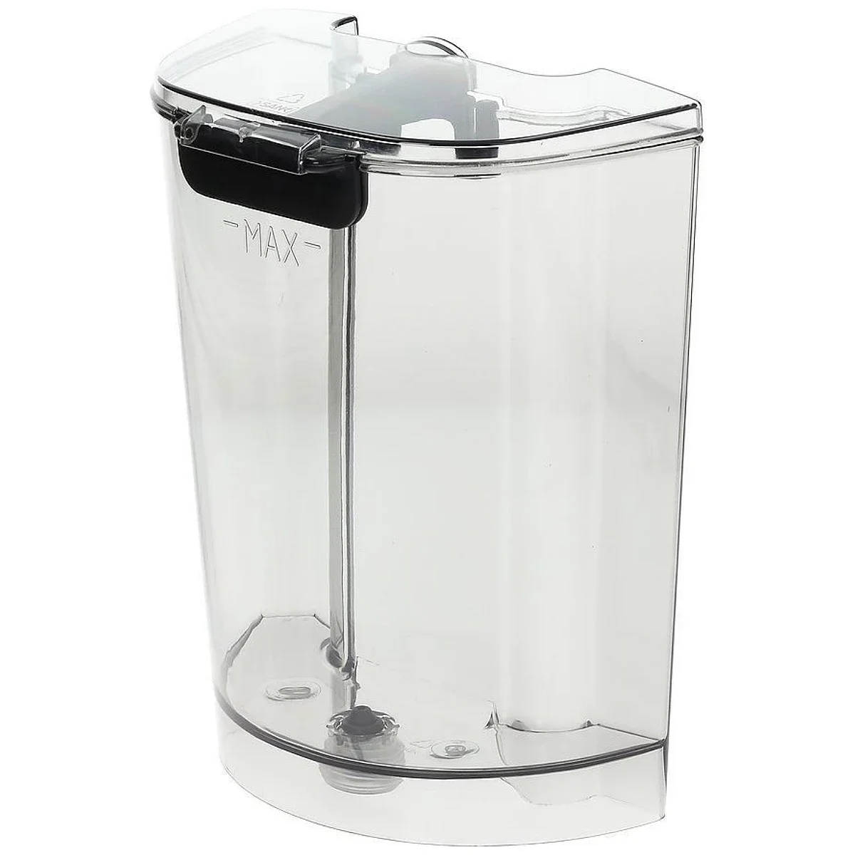 Klar DeLonghi vandbeholder set skråt forfra