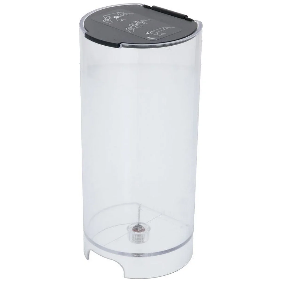 Klar DeLonghi vandtank FL306158 set skråt forfra