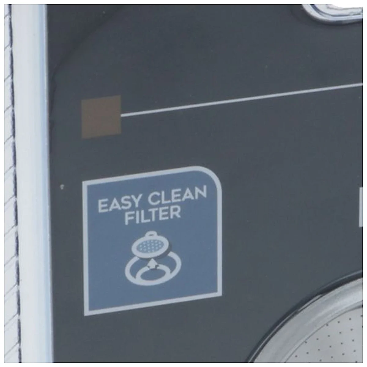 Easy Clean Filter-symbol nederst til venstre på pakningen
