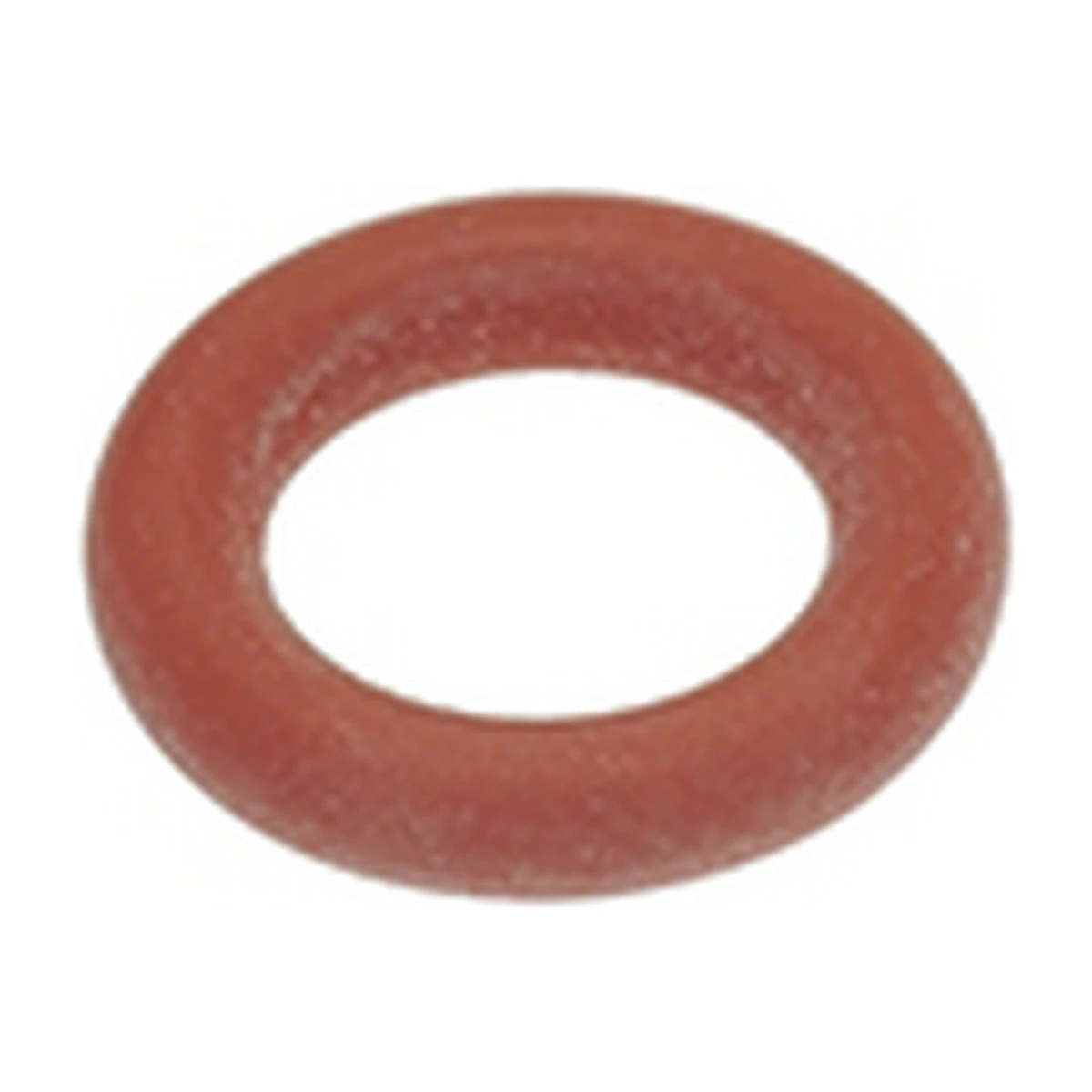 Rød silikone O-ring 6,0 x 2,0 mm til DeLonghi, set fladt ovenfra