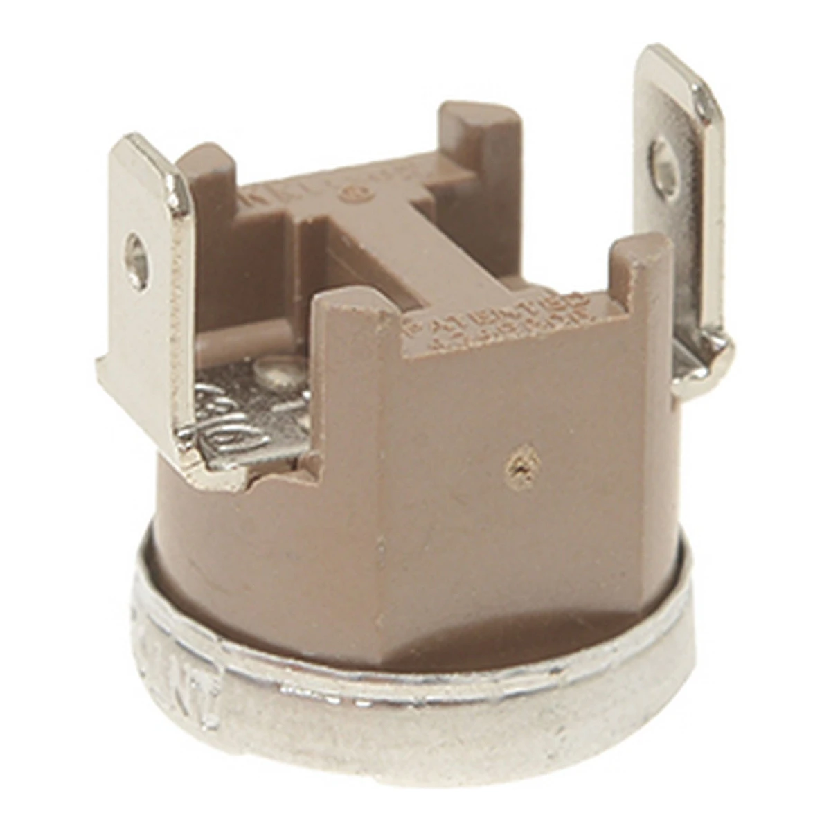 Rund kontakttermostat 105 °C til DeLonghi set fra siden