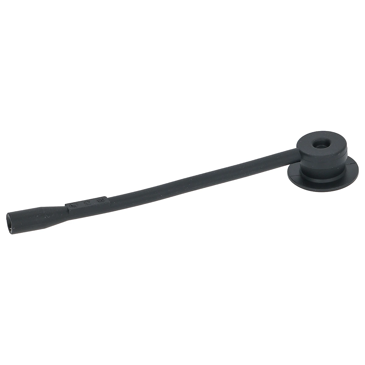 Sort vandtanktilslutning med 124 mm slange til DeLonghi kaffemaskine