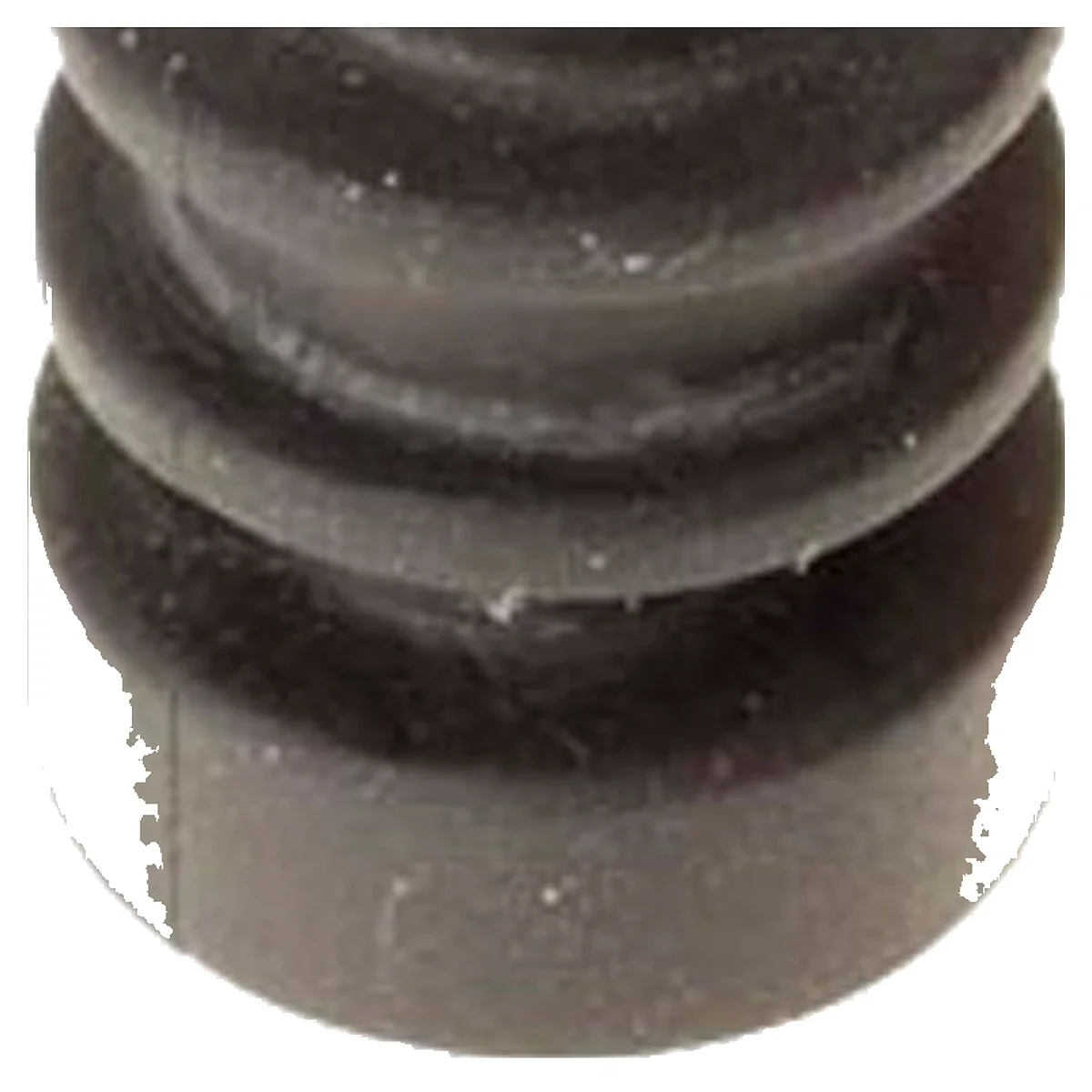 Nærbillede af gummiophængets ribbede krave, DeLonghi 5313259441