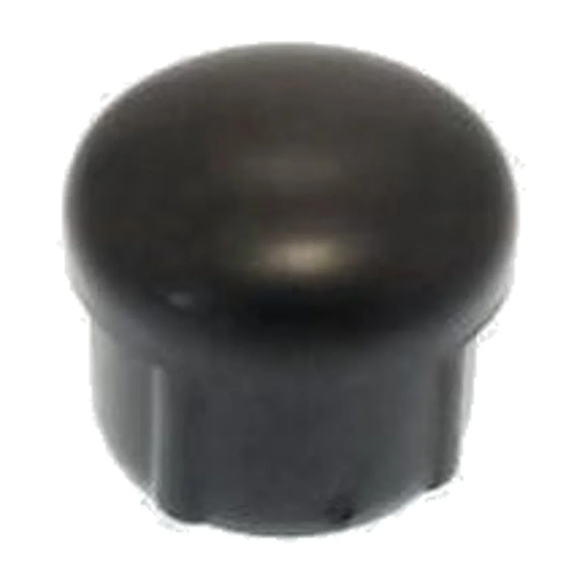 Sort plastdel til DeLonghi 535714 set skråt forfra
