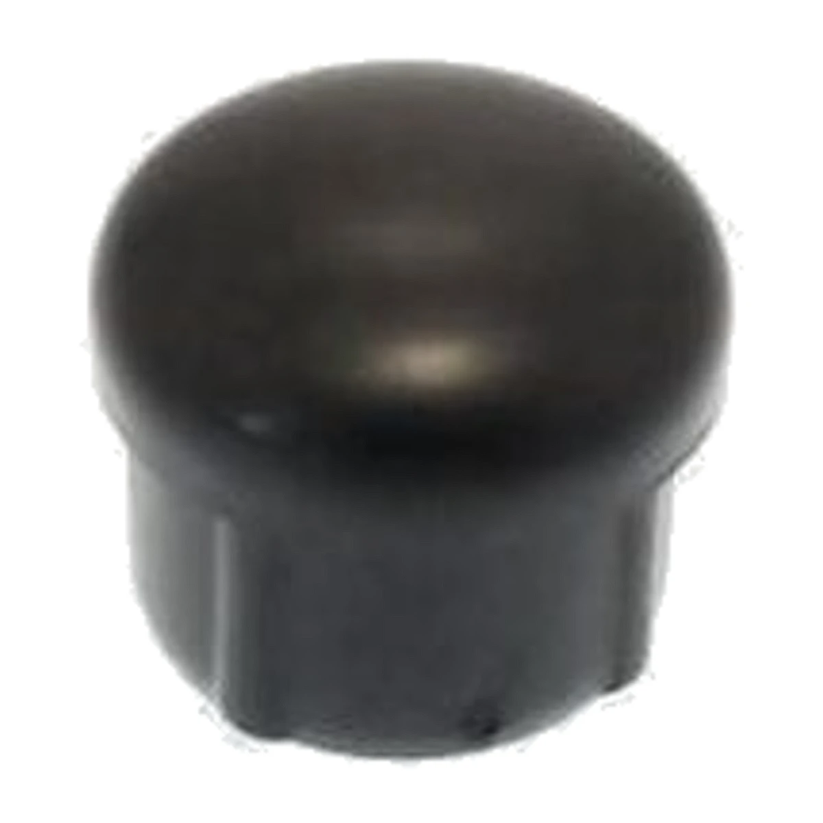 Sort plastdel til DeLonghi 535714 set skråt forfra
