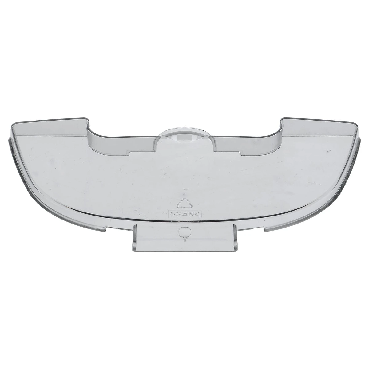 Røgfarvet vandtankslåg til DeLonghi 7313286089 set forfra