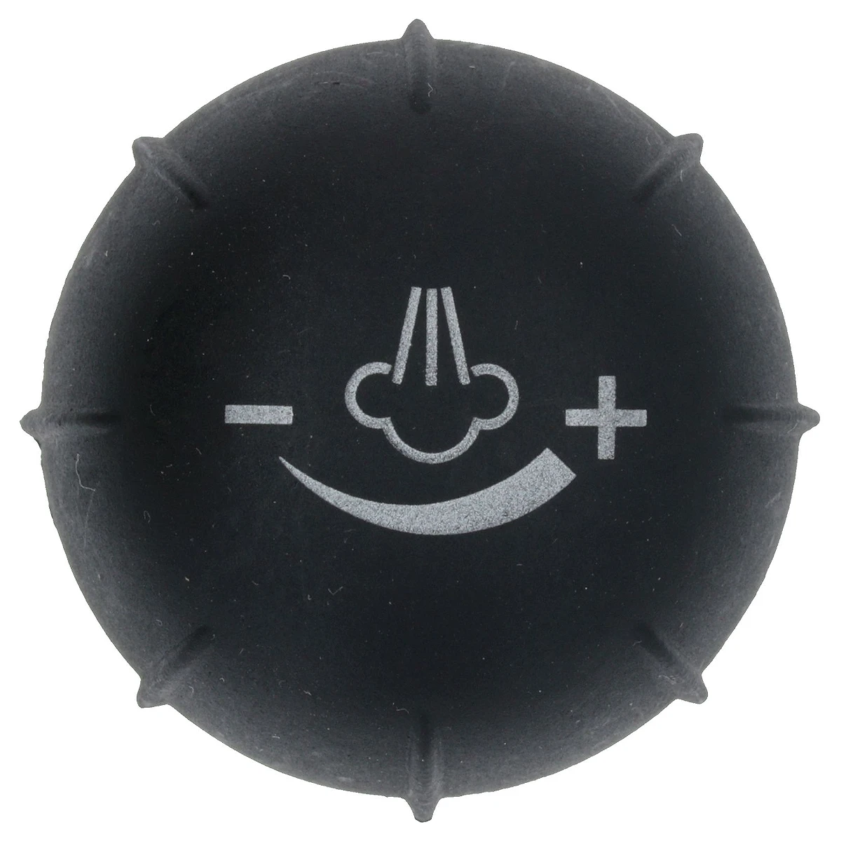 Sort dampdrejeknap til DeLonghi 5513200169 med plus og minus