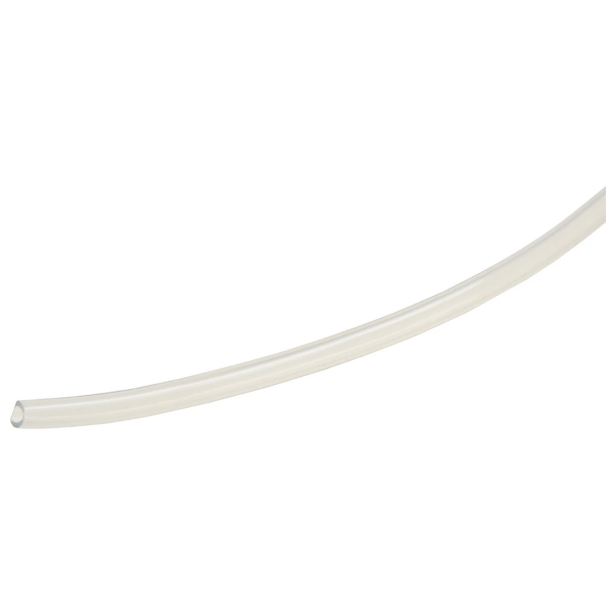 Klar PVC-slange 4x6 mm i blød bue