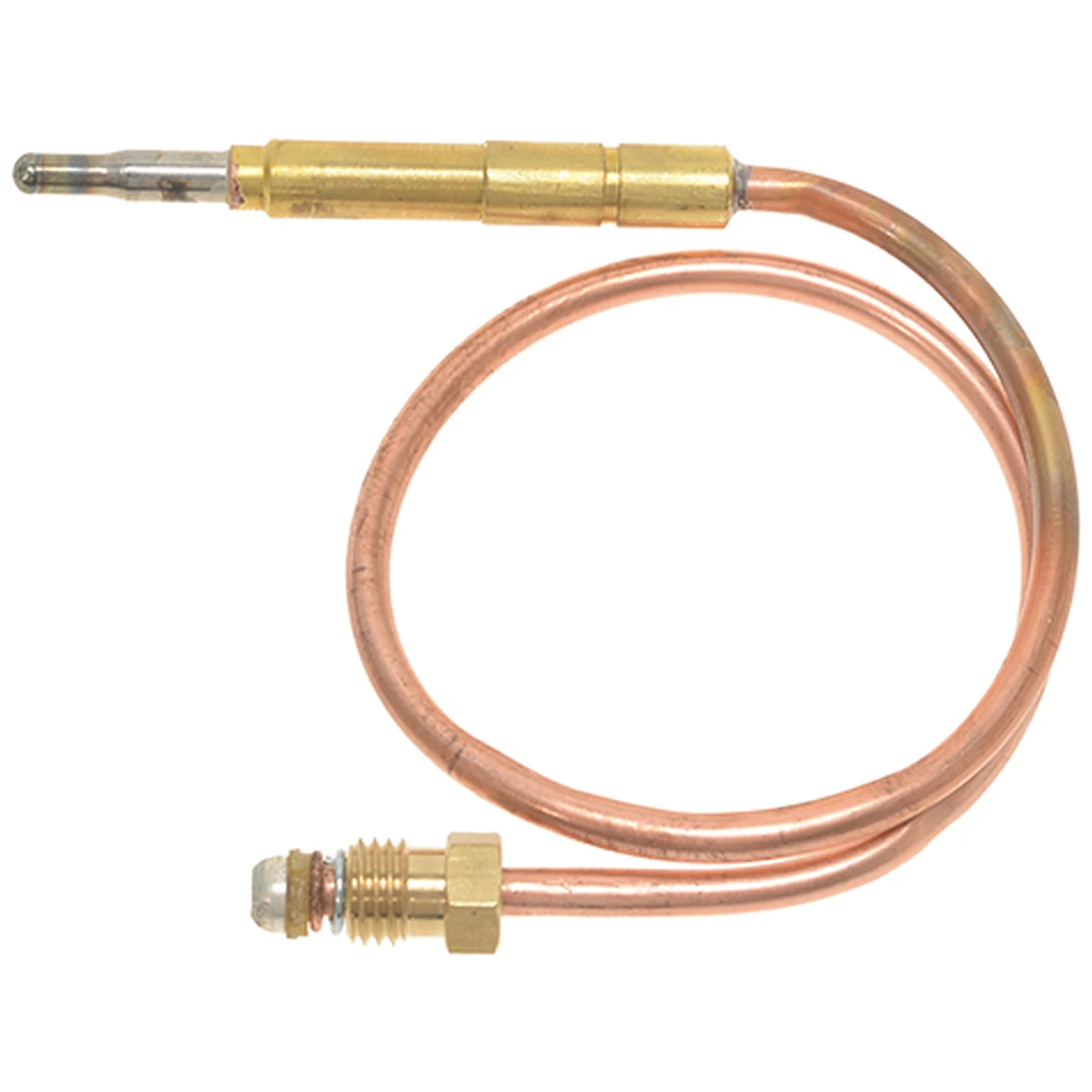 Termoføler til gas M8x1, 320 mm, med kobberkabel og messingomløber