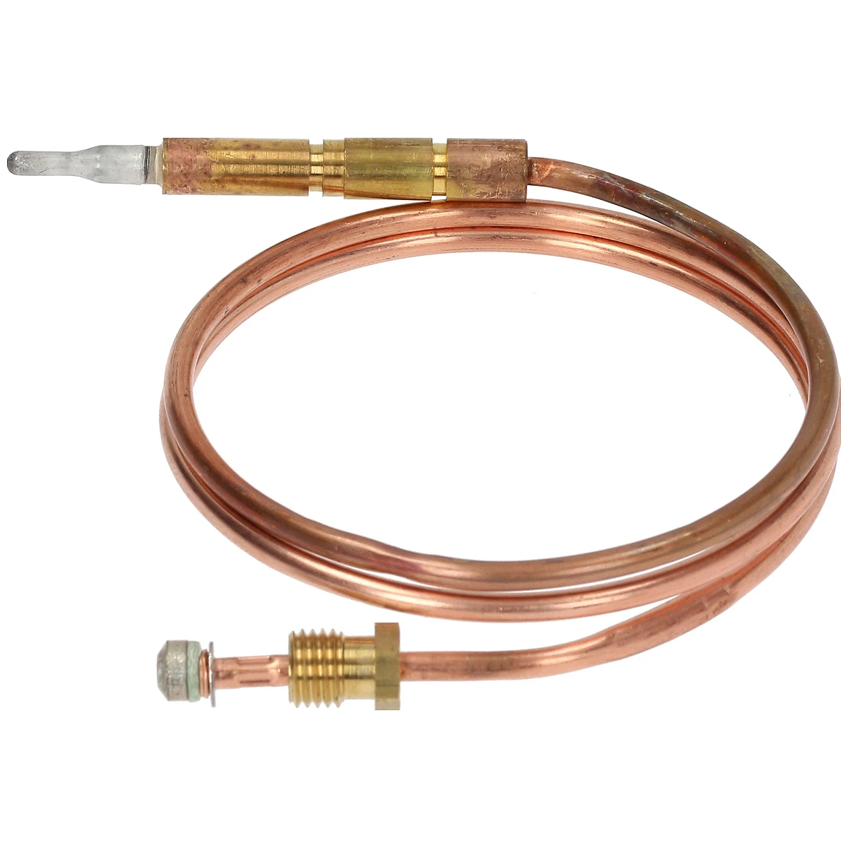 Termoelement M8x1 60 cm med kobberkapillar og messingnippel