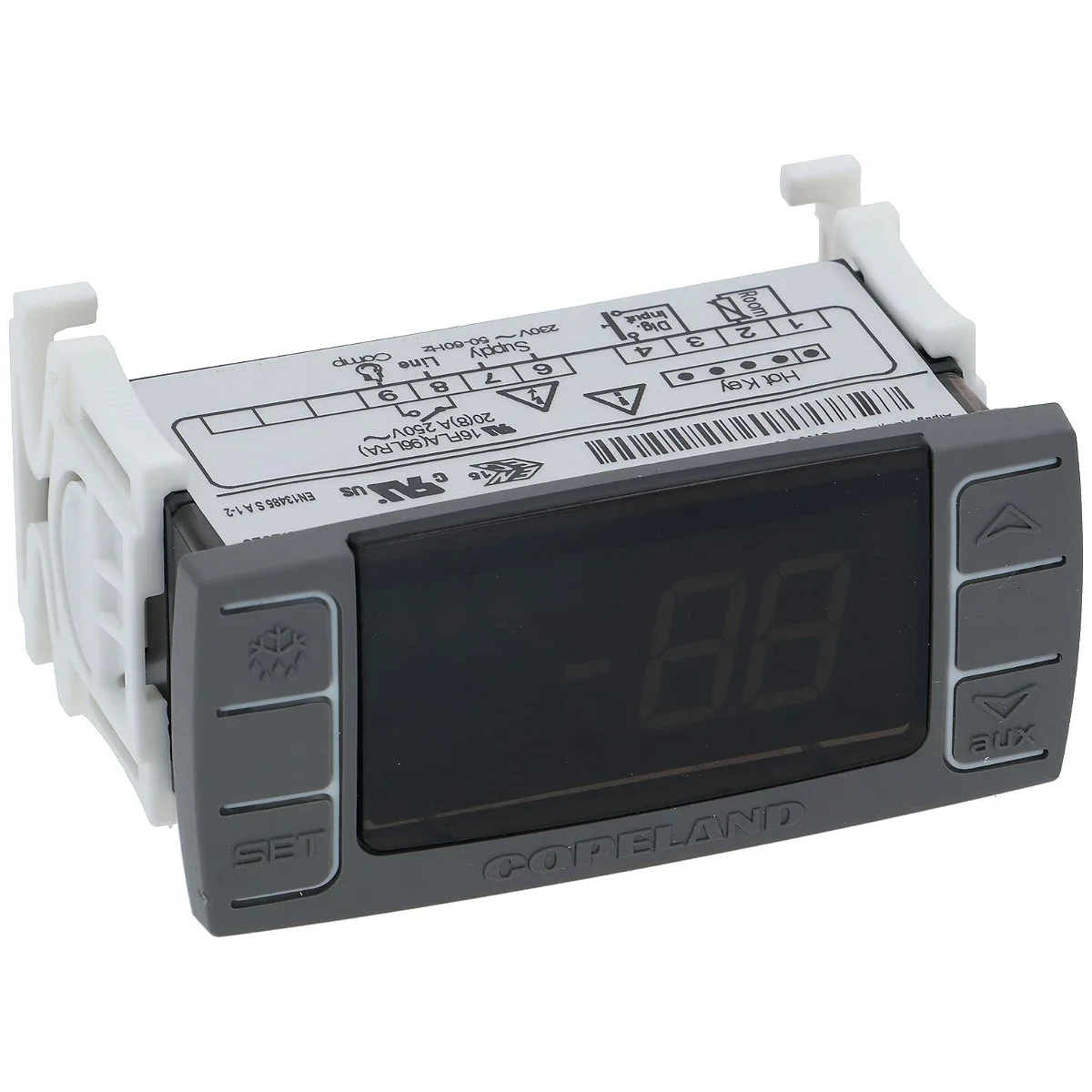Dixell XR02CX set skråt forfra med display