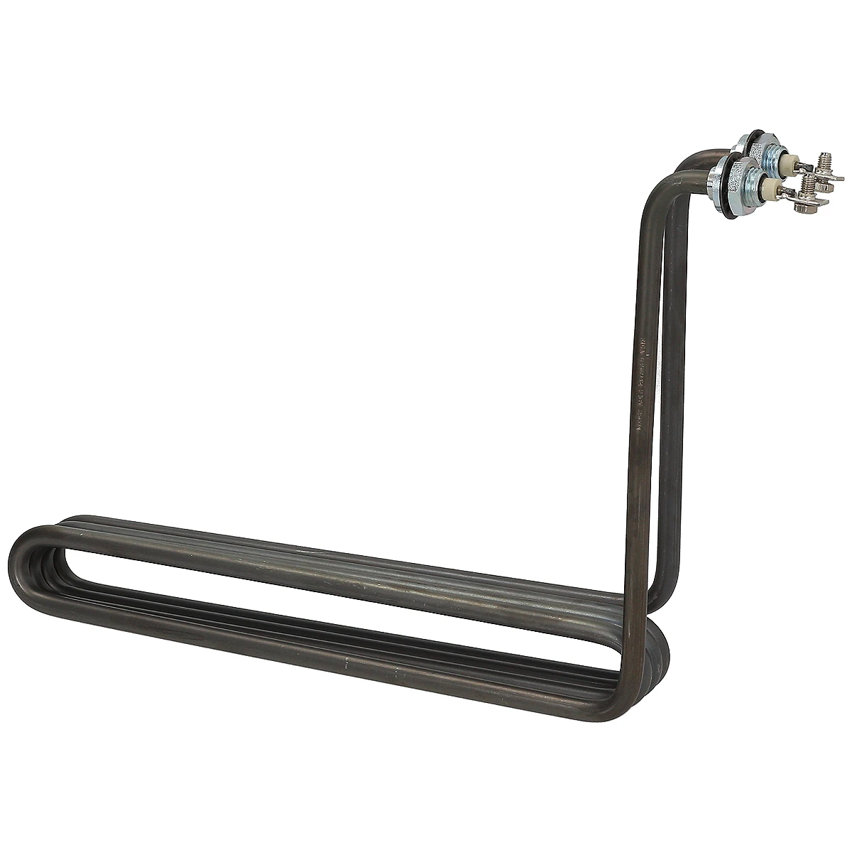 Friture varmelegeme 2500W 230V med to tilslutningsben set fra siden