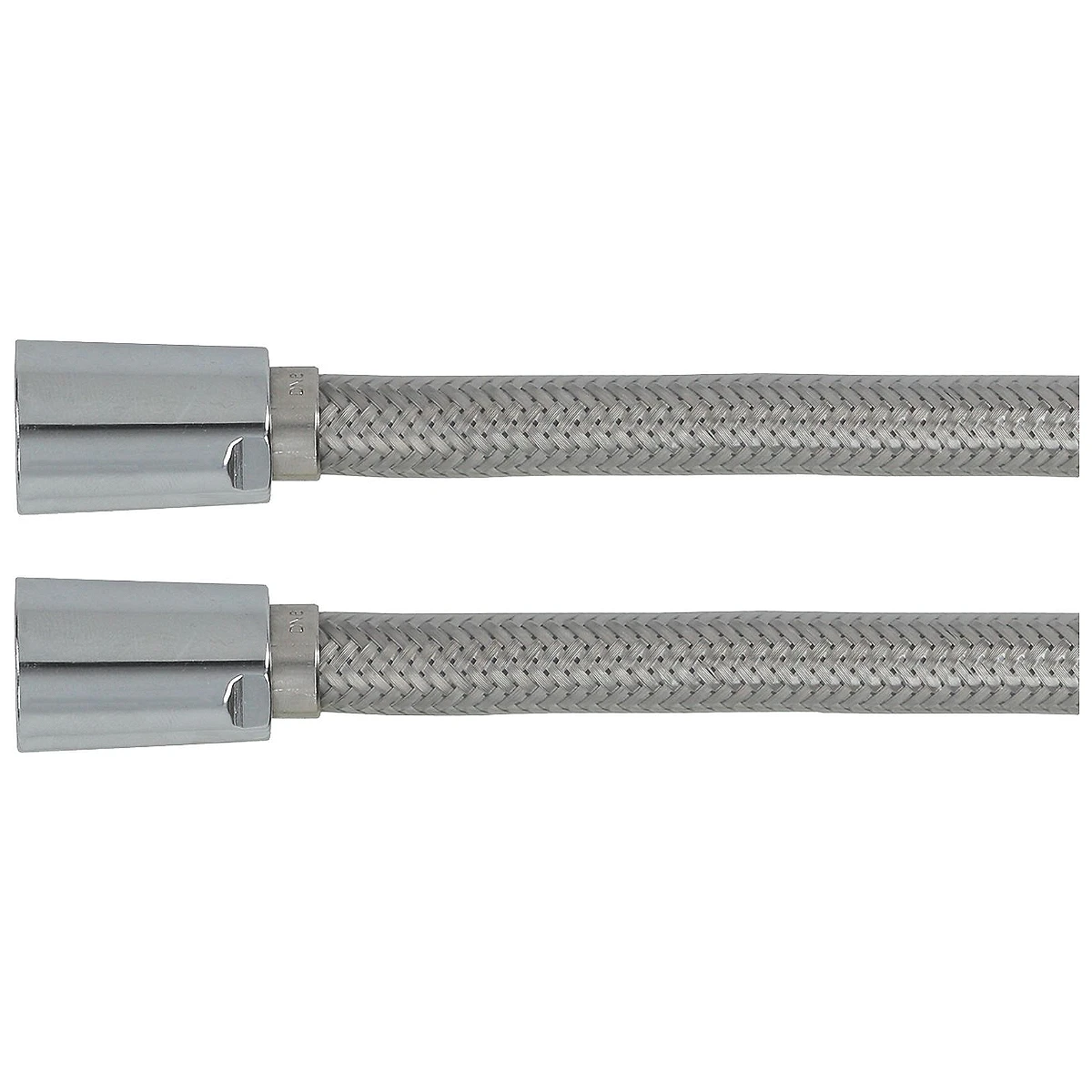 Fleksibel bruserslange i flettet rustfrit stål, 1500 mm