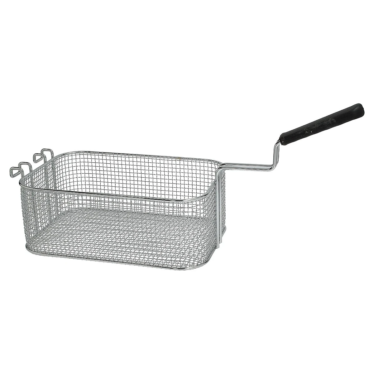 Friturekurv i forkromet trådnet 325 x 225 x 120 mm med håndtag