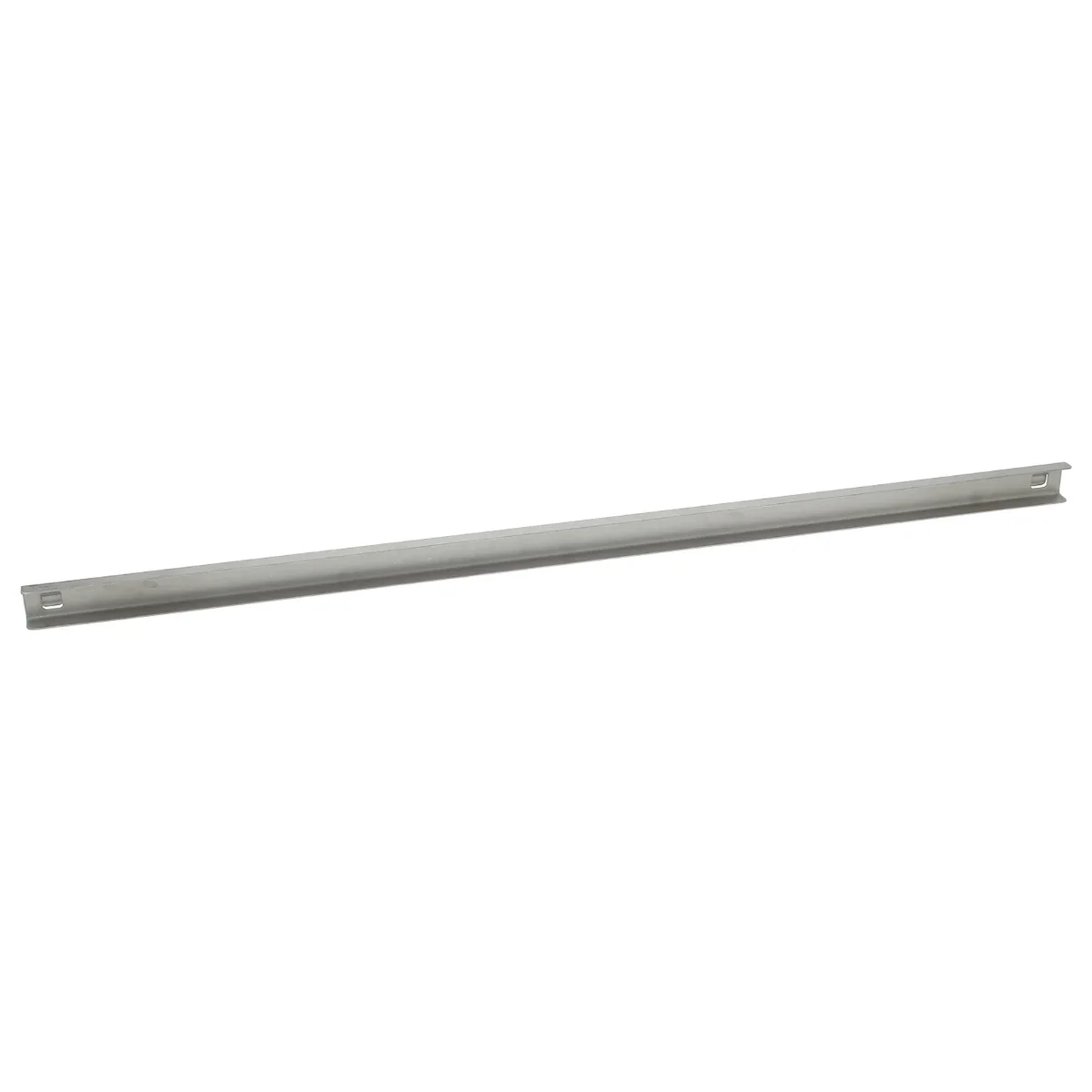 Grå skinne i U-form 638 x 23 x 13 mm til riste i kølemøbel