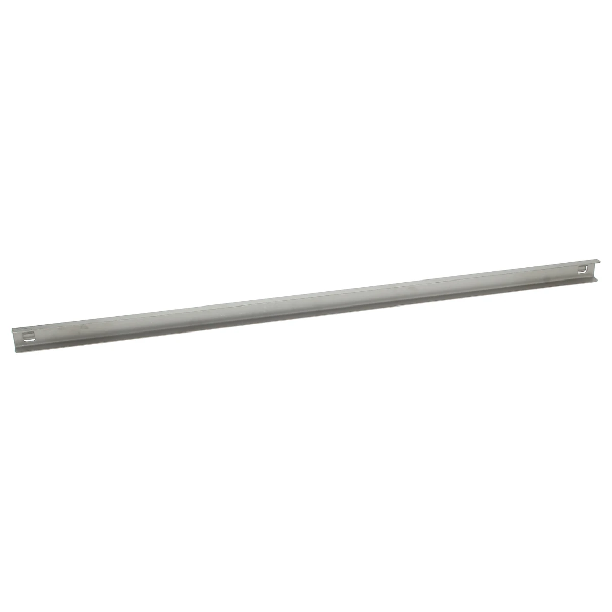 Grå skinne i U-form 638 x 23 x 13 mm til riste i kølemøbel