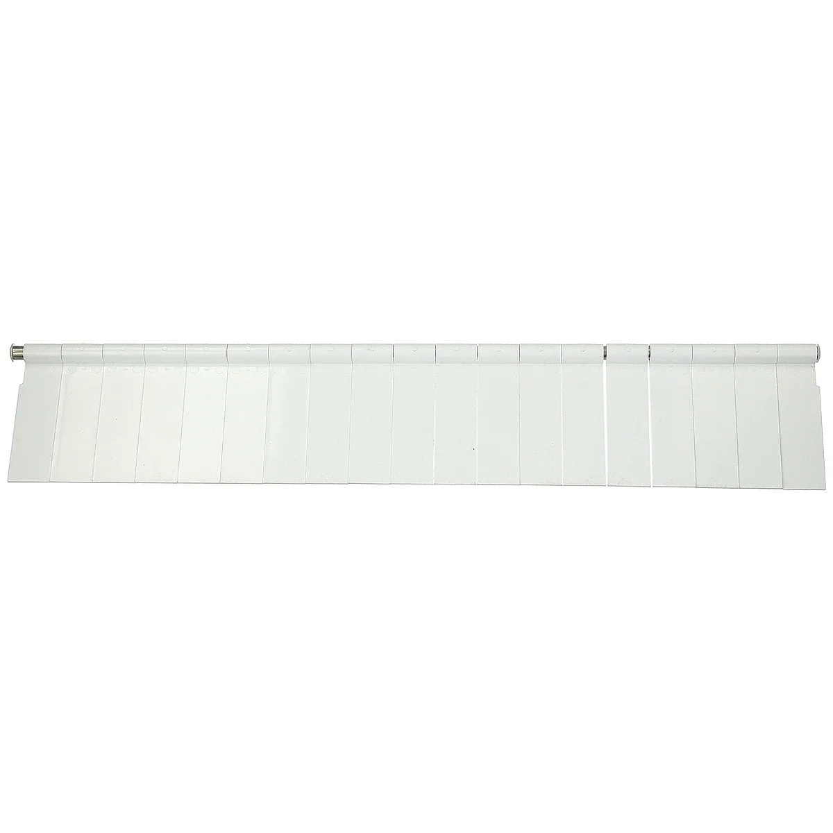 Gardin til isterningmaskine i hvid plast 440 x 80 mm